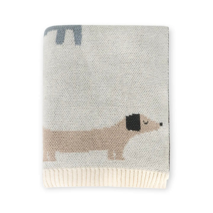 Jacquard Knit Baby Blanket