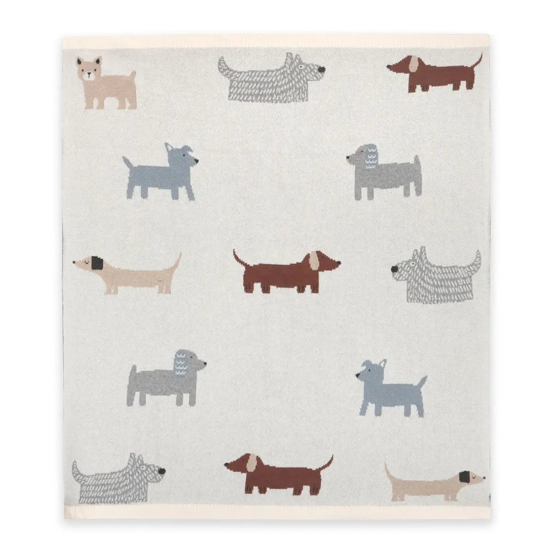 Jacquard Knit Baby Blanket