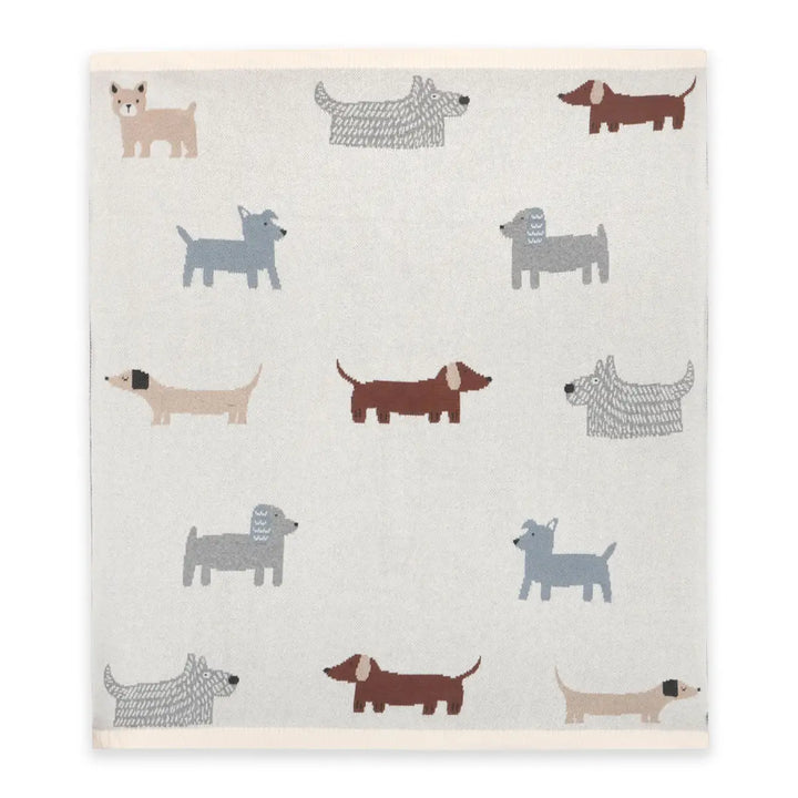 Jacquard Knit Baby Blanket