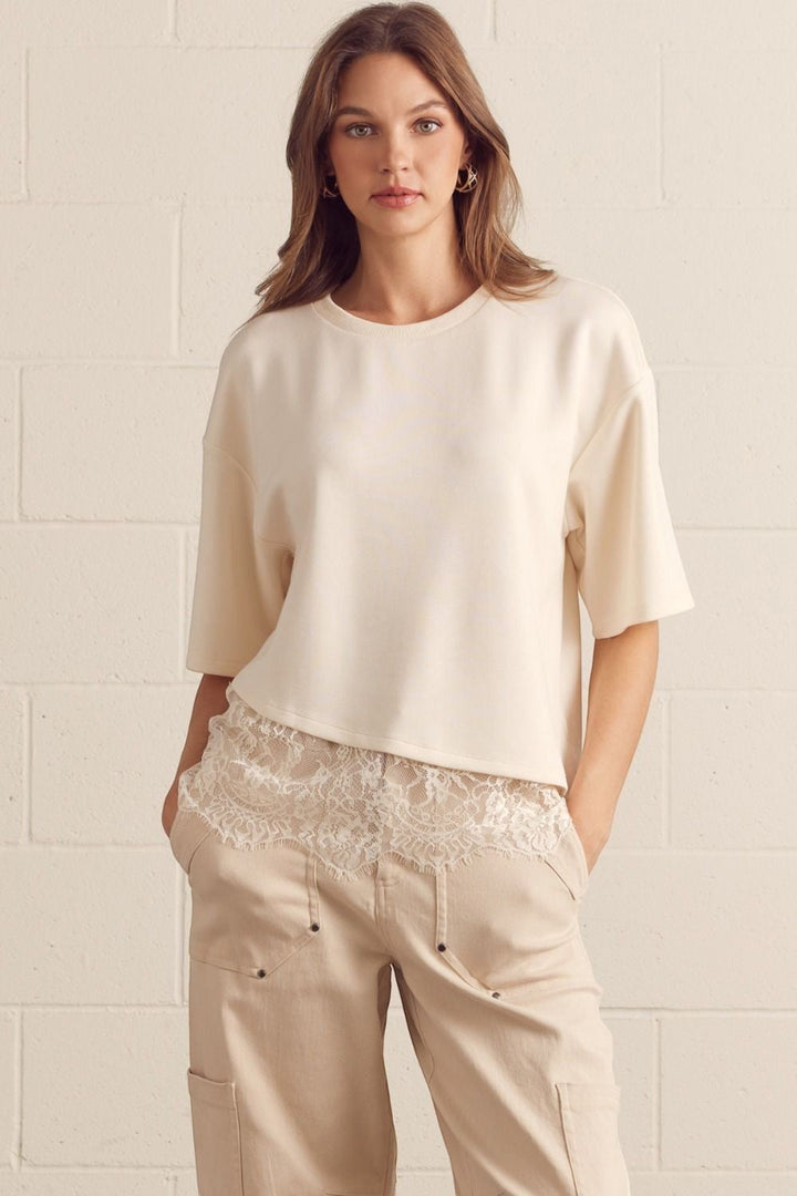 Charlotte Top - Ecru