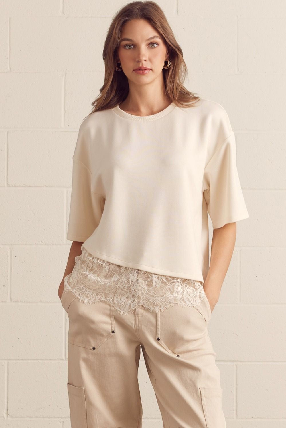 Charlotte Top - Ecru