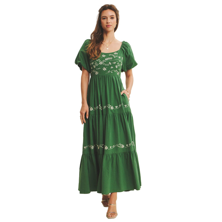 Ethereal Dress - Emerald Green