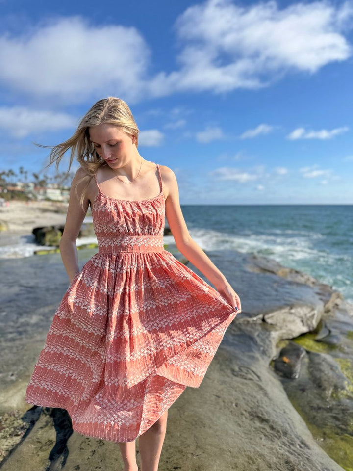 Evelyn Dress - Terracotta