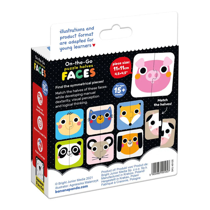 Puzzle Halves - Faces