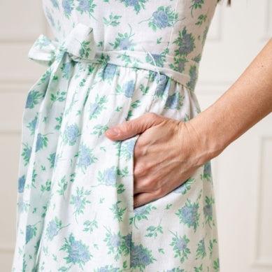 Coastal Cottage Floral Dress - Women's