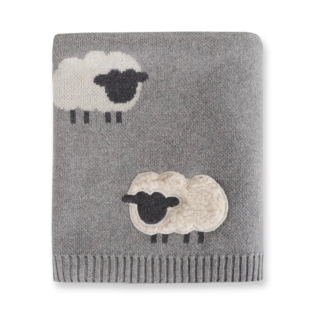 Jacquard Knit Baby Blanket