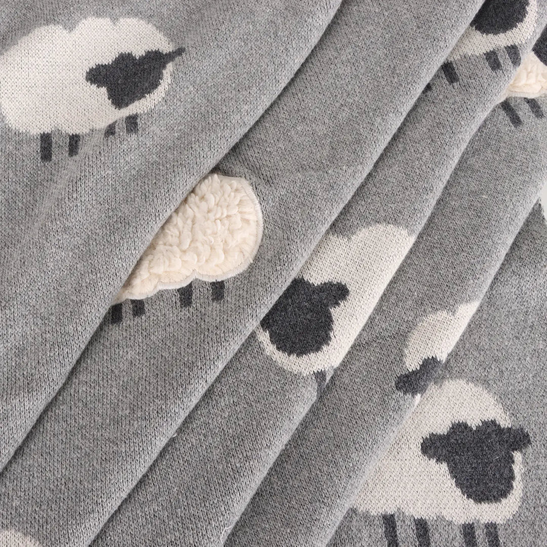 Jacquard Knit Baby Blanket