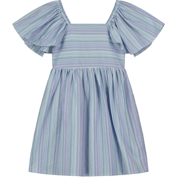 Hallie Dress - Blue Stripe