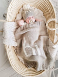 hi. Knit Blanket - Pebble Brown
