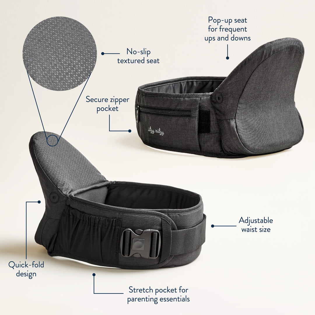 Itzy Hold & Fold™ - Hip Seat Carrier