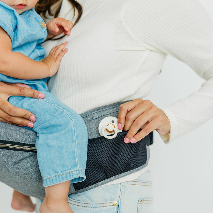 Moby Hip Seat - Heather Grey