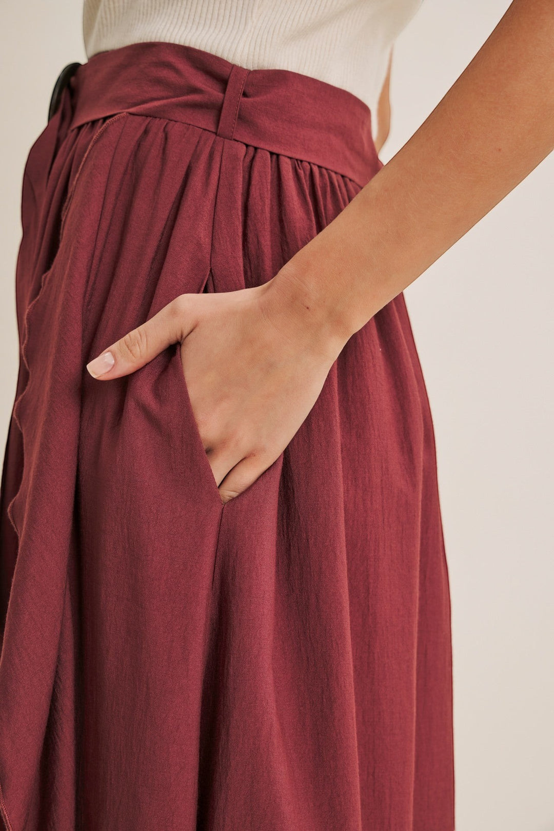 Eliana Dress - Ivory/Mahogany