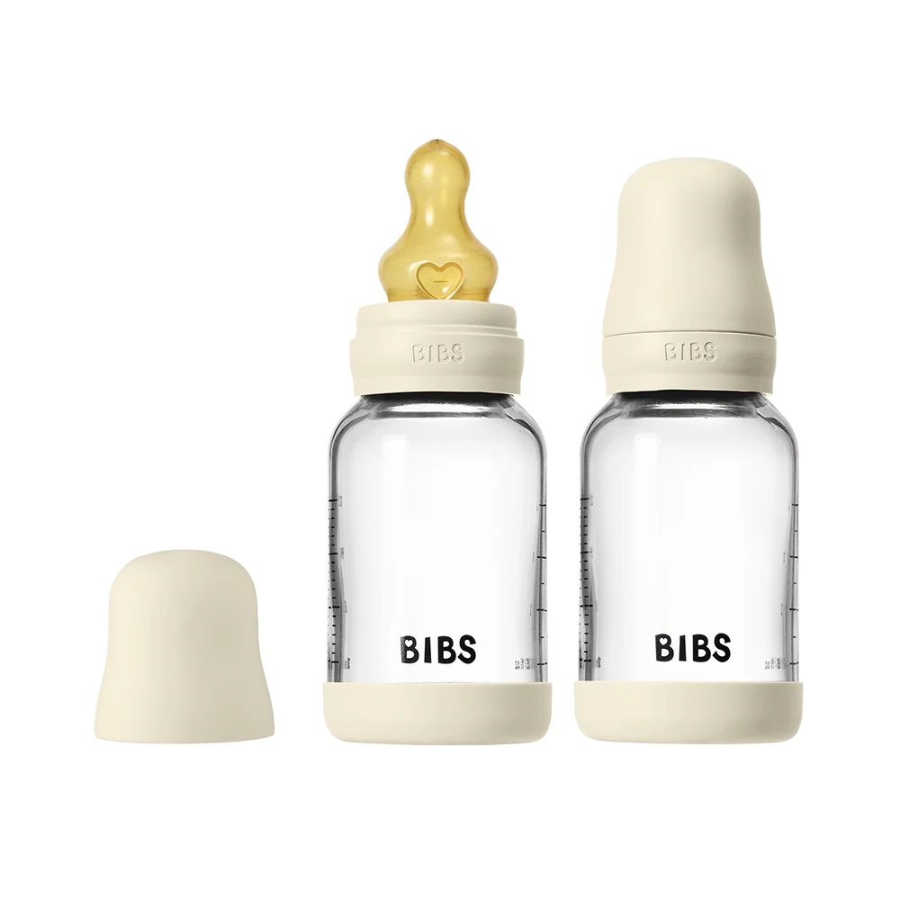 Glass Bottle 4oz 2PK Latex