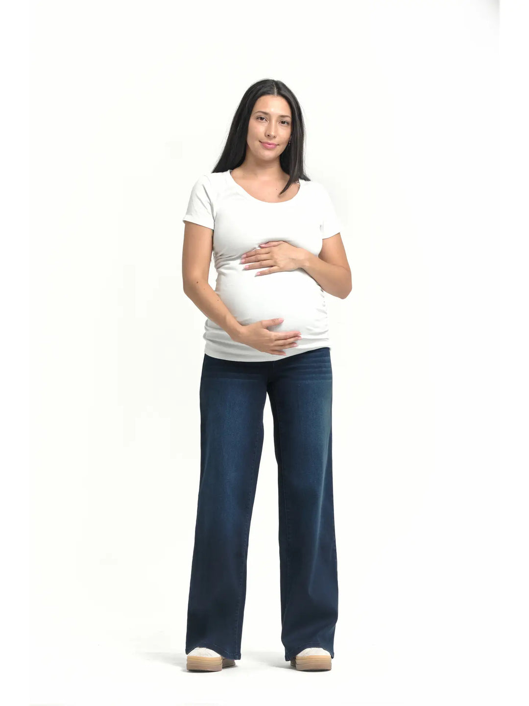 Yanique - Maternity Wide Leg Jeans