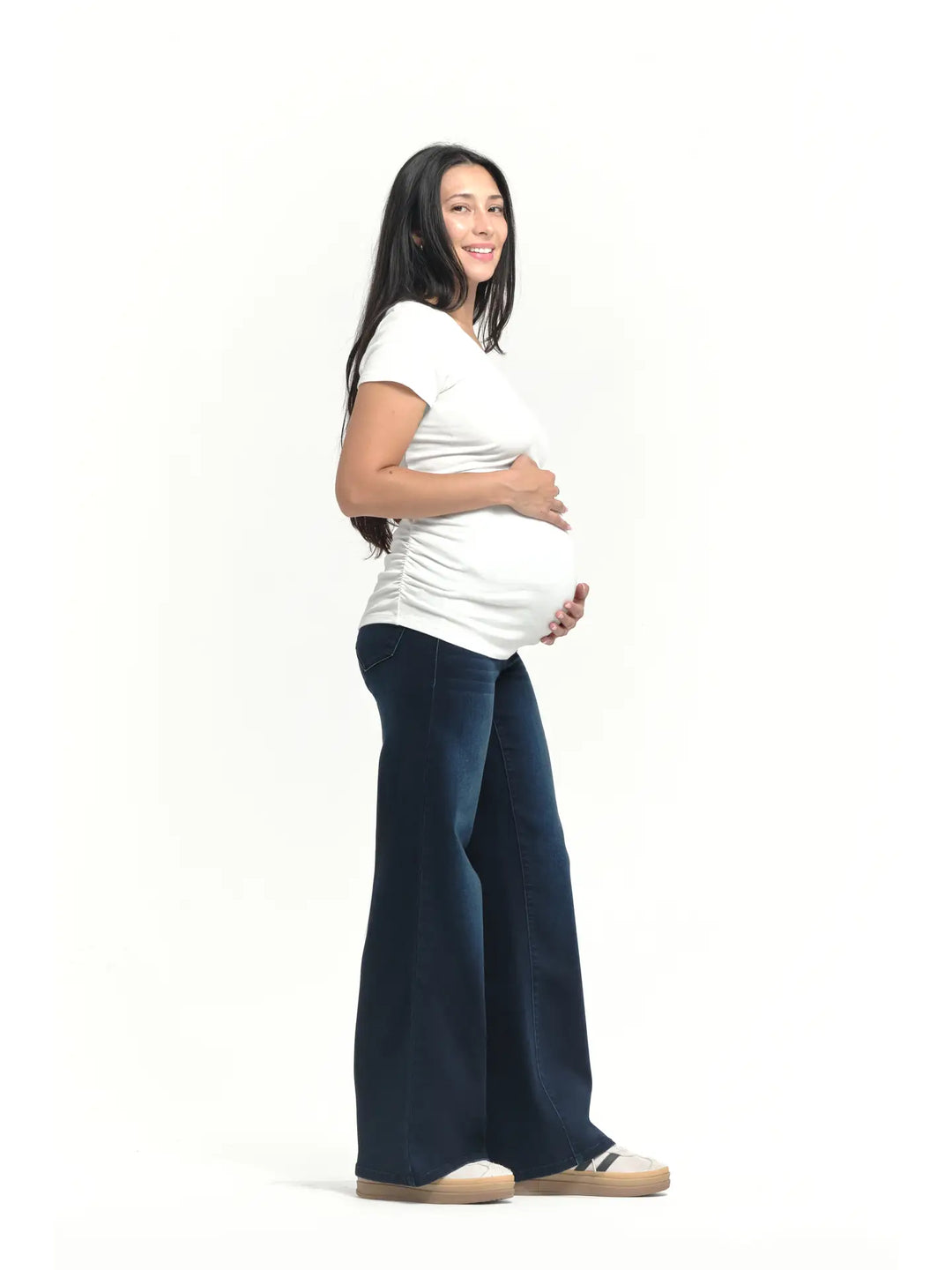 Yanique - Maternity Wide Leg Jeans