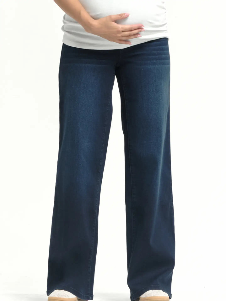 Yanique - Maternity Wide Leg Jeans