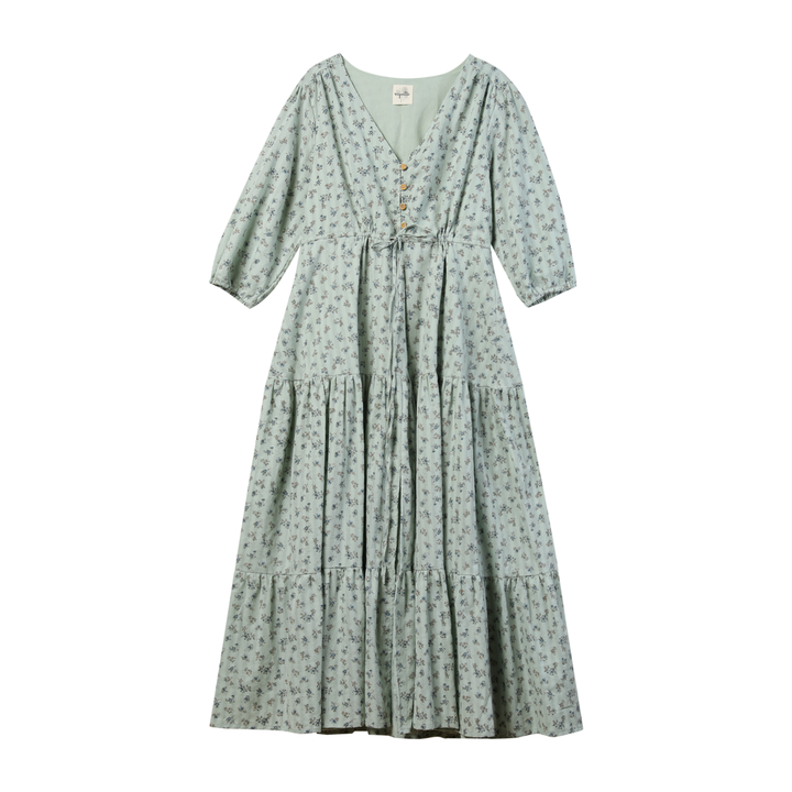 Jess Dress - Teal Floral