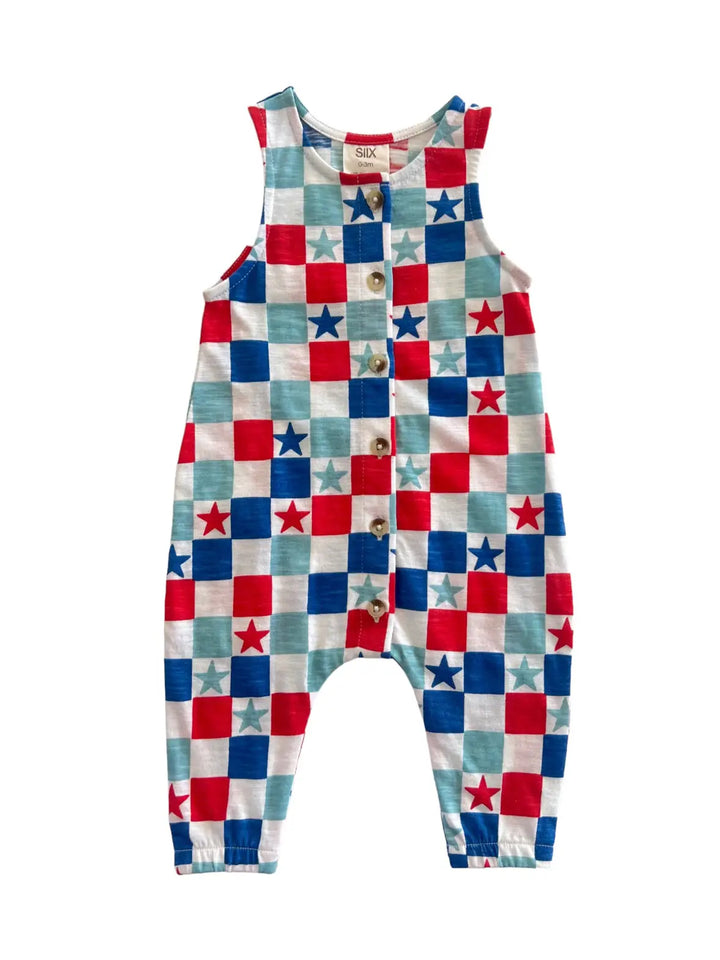 Checkerboard Jumpsuit