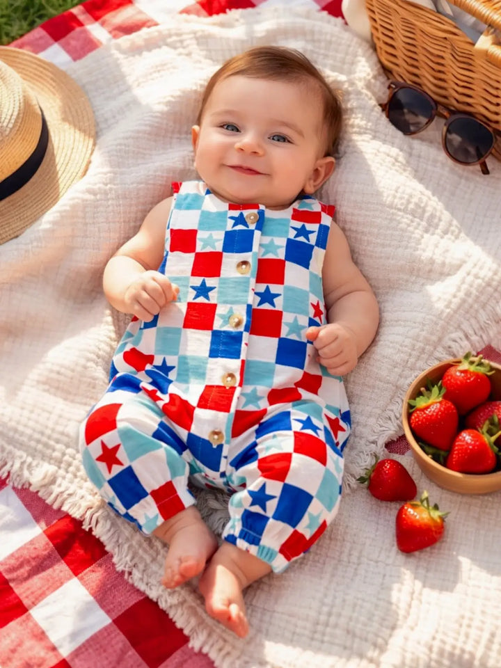Checkerboard Jumpsuit