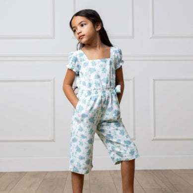 Coastal Cottage Floral Jumpsuit