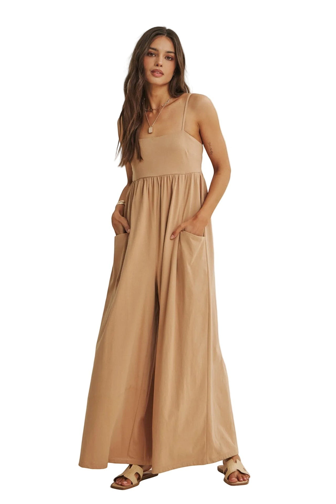 Nova Jumpsuit - Latte