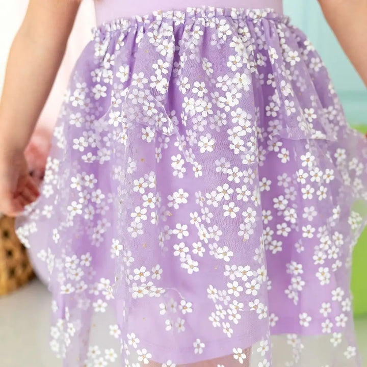 Ditsy Daisy Dress - Lavender