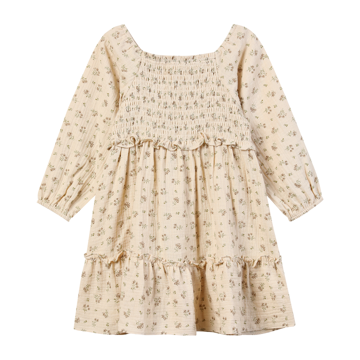 Lyra Dress - Cream Floral