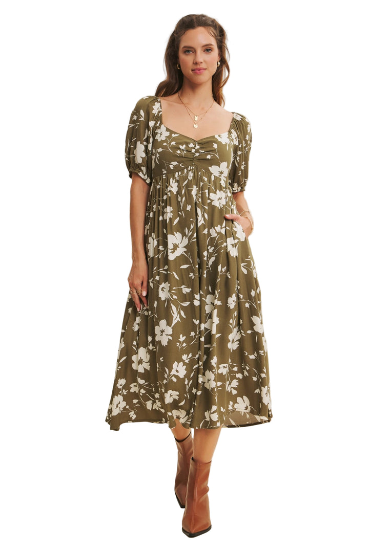 Melody Dress - Olive