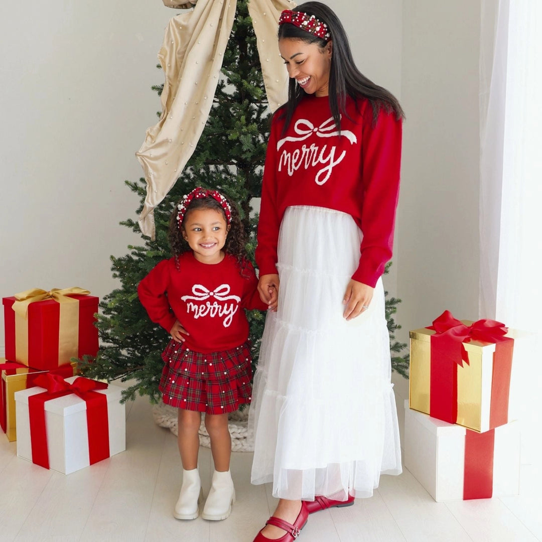 Merry Bow Christmas Sweater