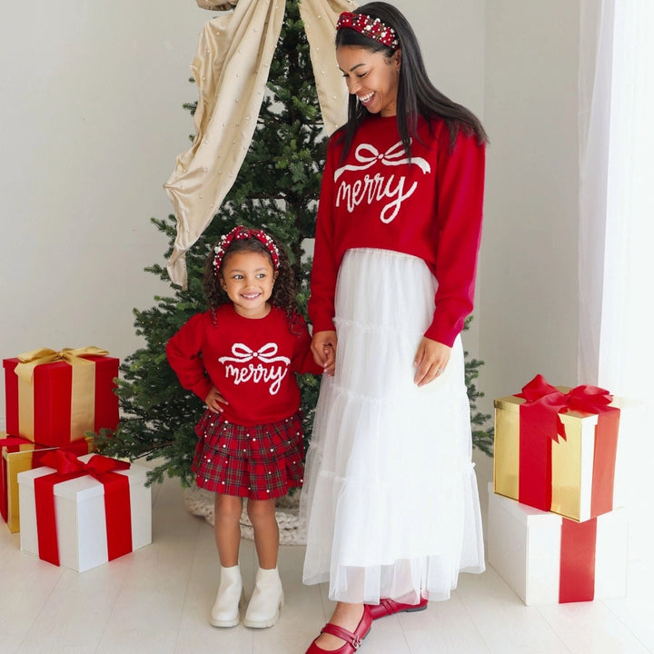 Merry Bow Christmas Sweater