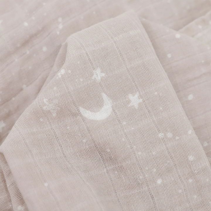 Moon Dust Organic Cotton Muslin Swaddle