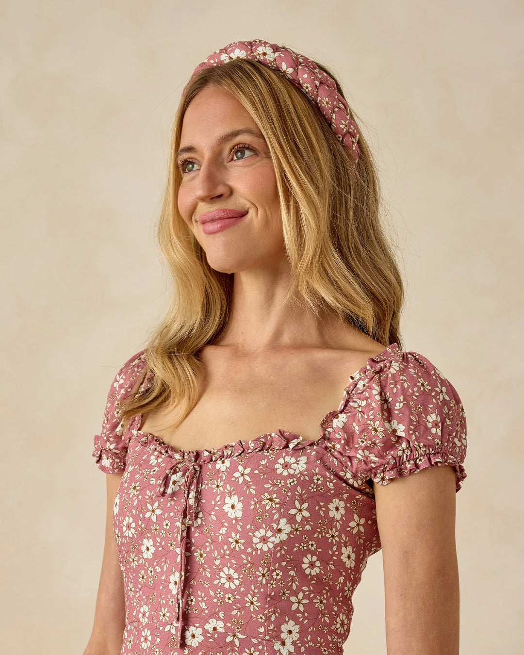 Nancy Dress - Rose Bloom