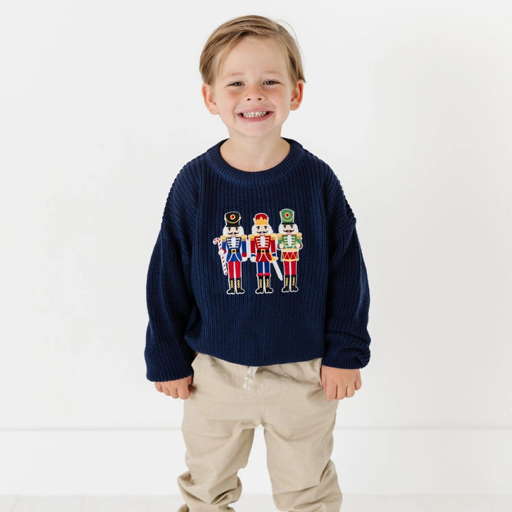 Nutcracker Patch Sweater