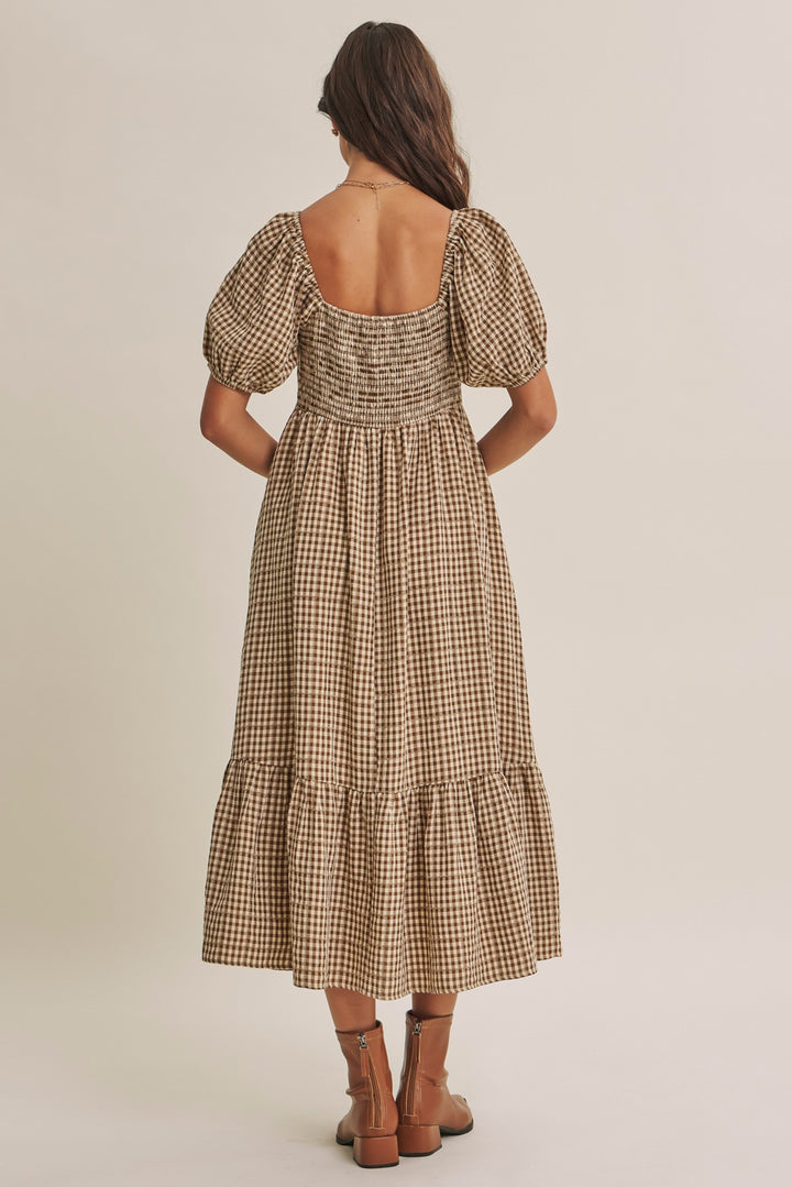 Reeva Dress - Olive Mocha