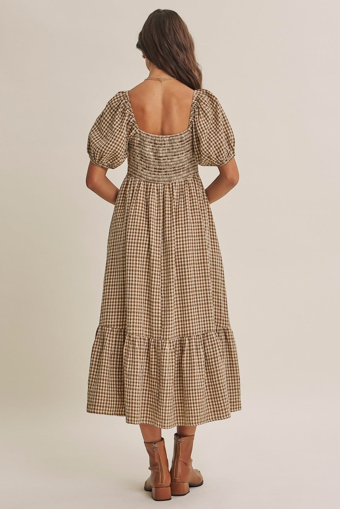 Reeva Dress - Olive Mocha