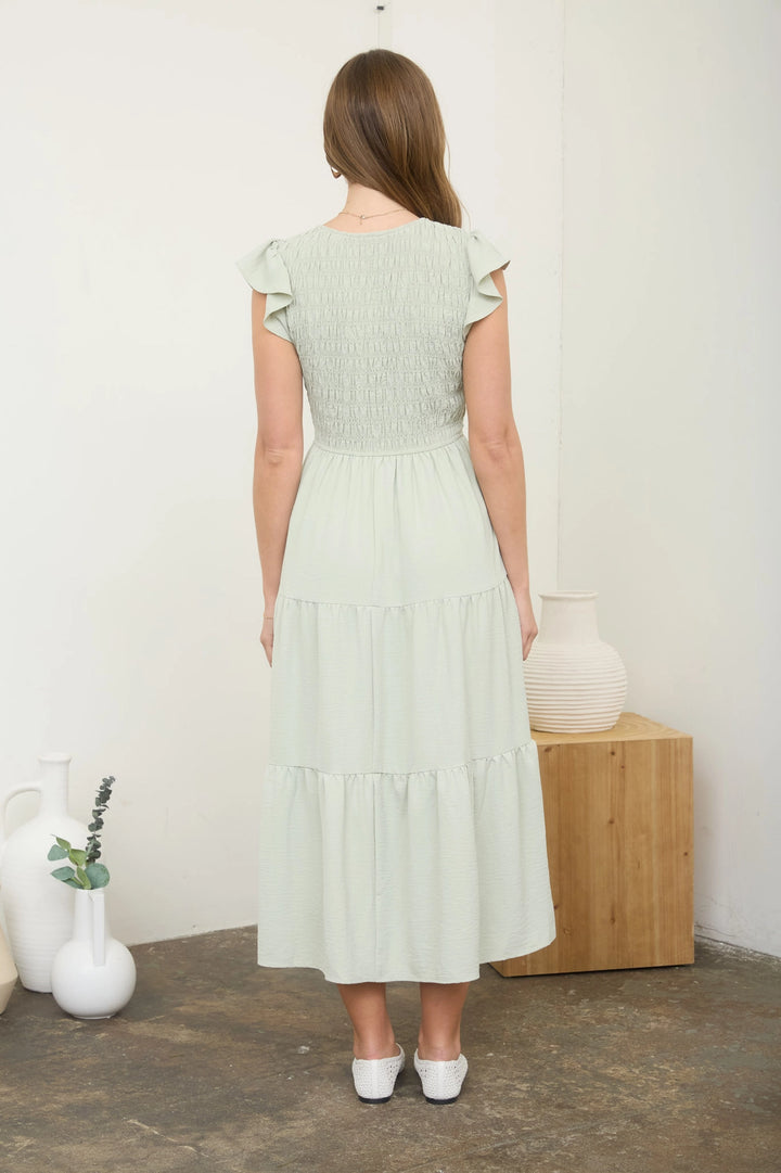 Finley Dress - Light Olive