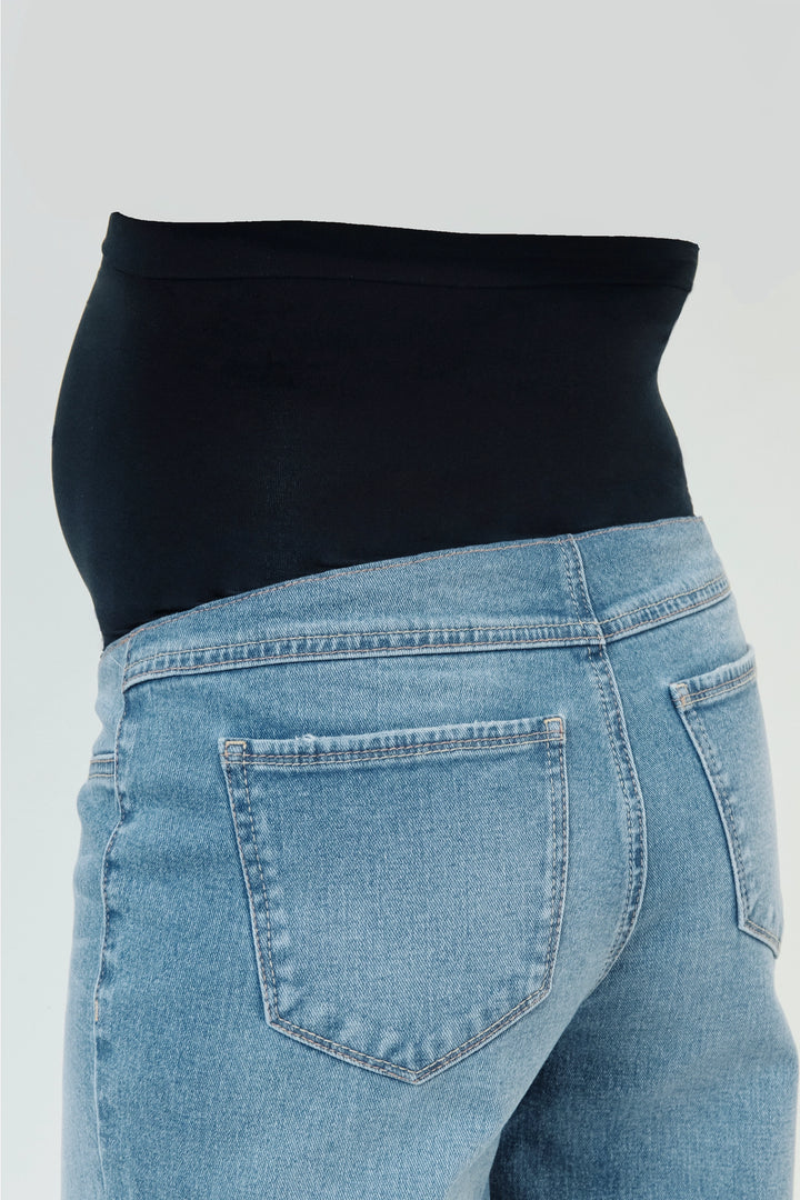 Paige - Maternity Wide Leg Jeans