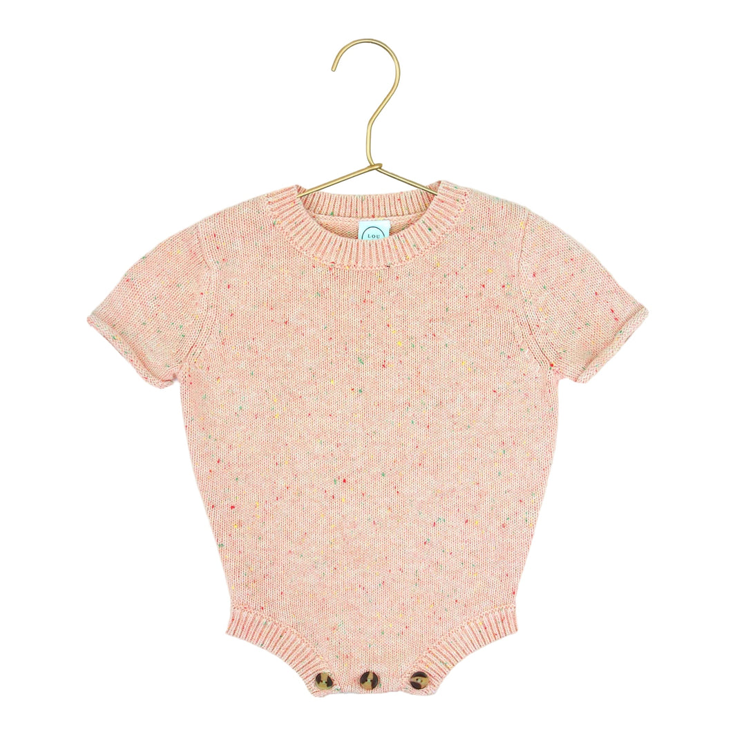 Knit Onesie - Petal Speckle