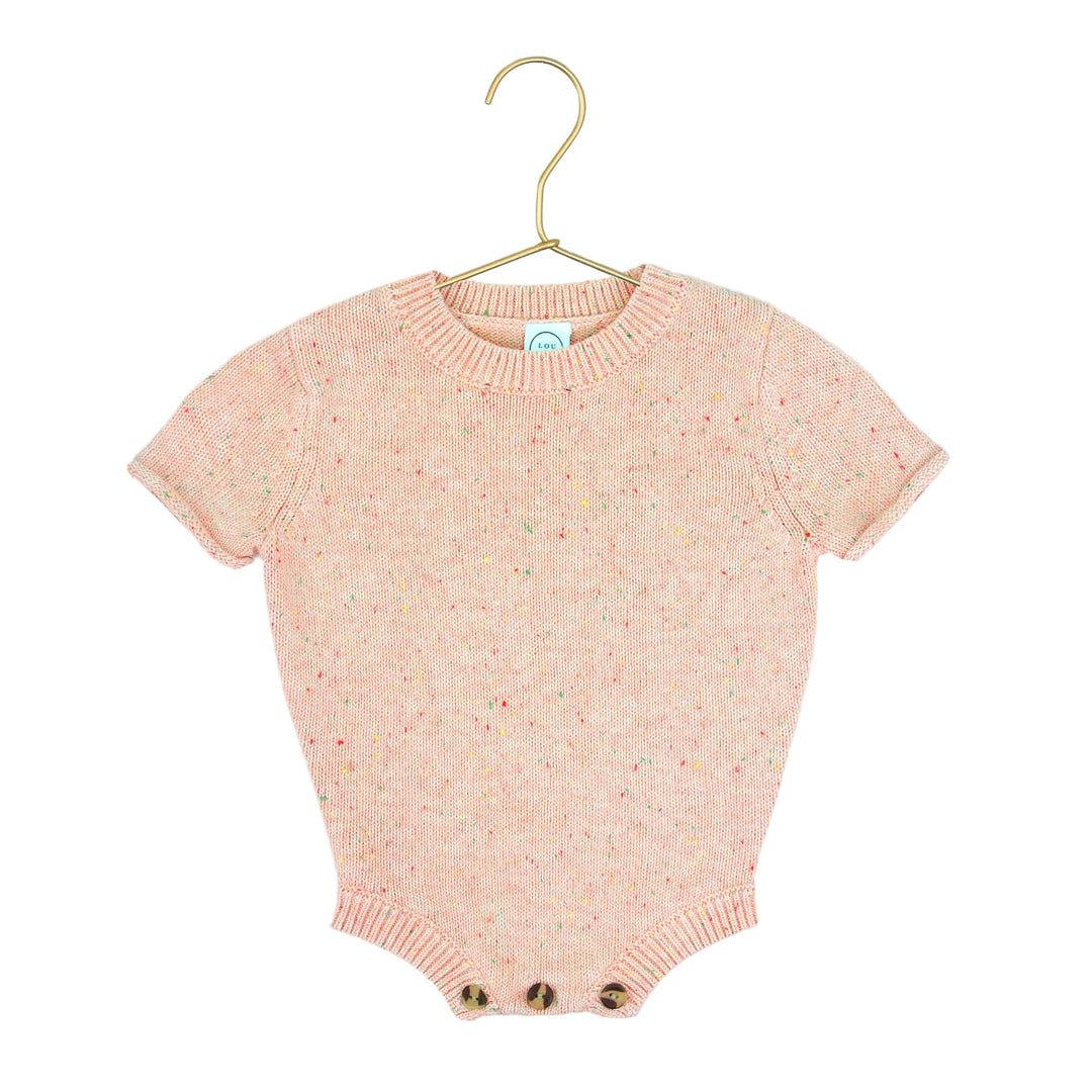 Knit Onesie - Petal Speckle