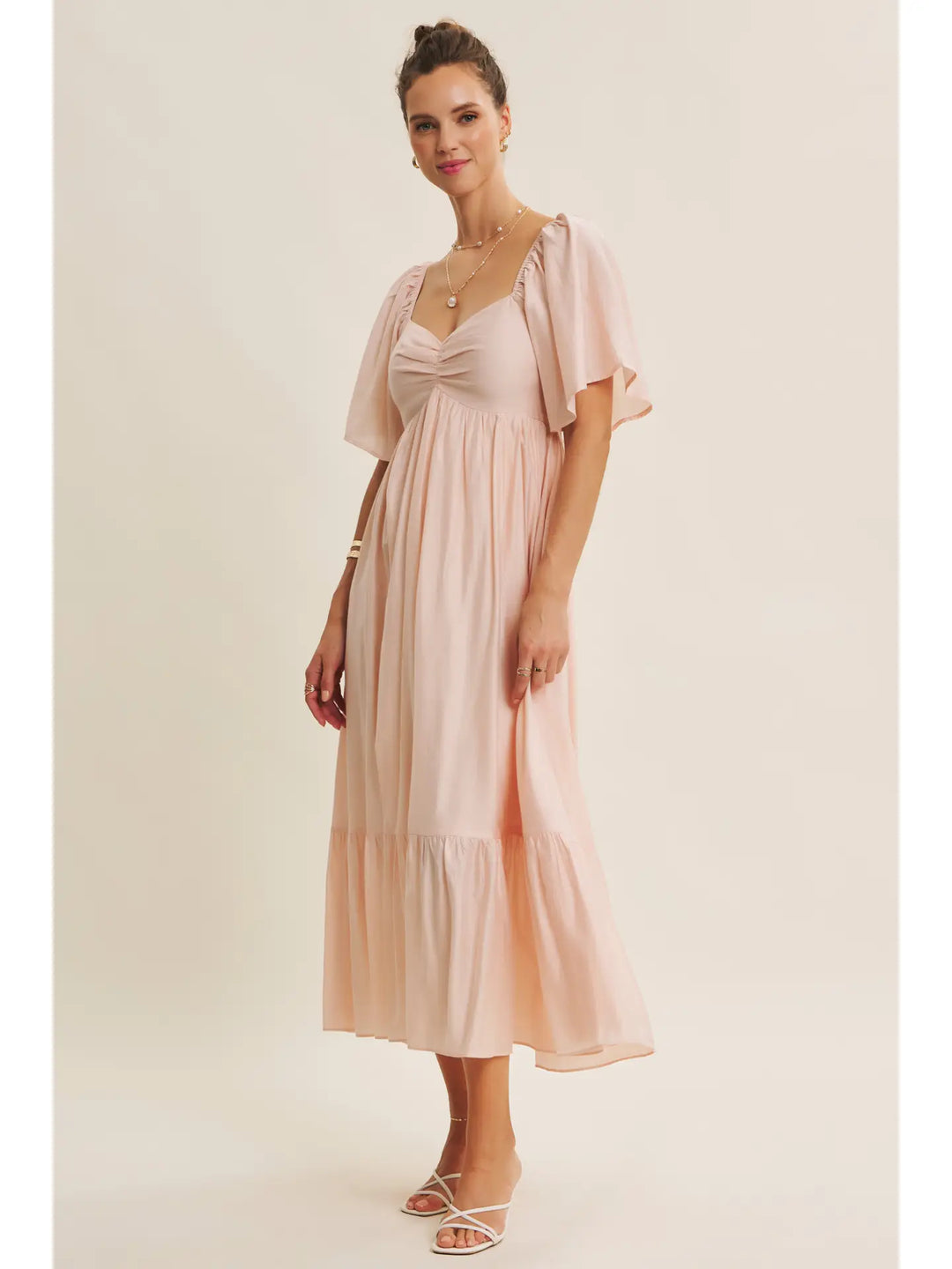 Avery Dress - Ice Pink