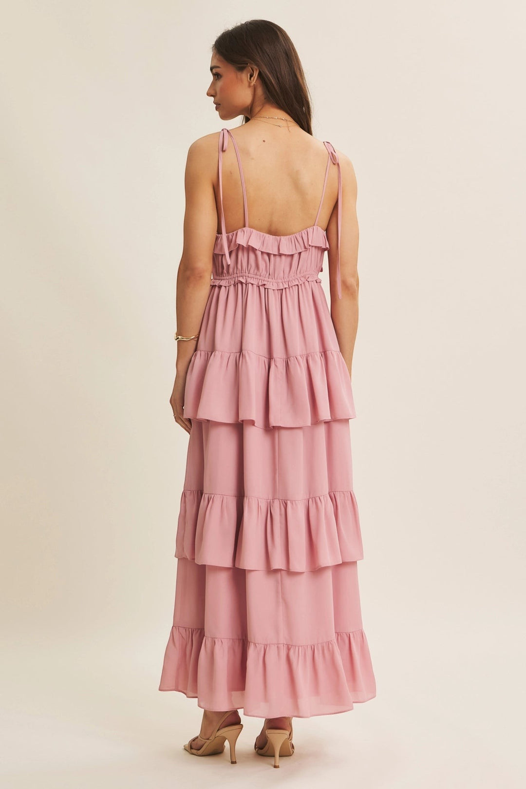 Anastasia Dress - Dusty Rose
