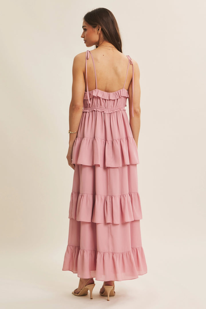 Anastasia Dress - Dusty Rose