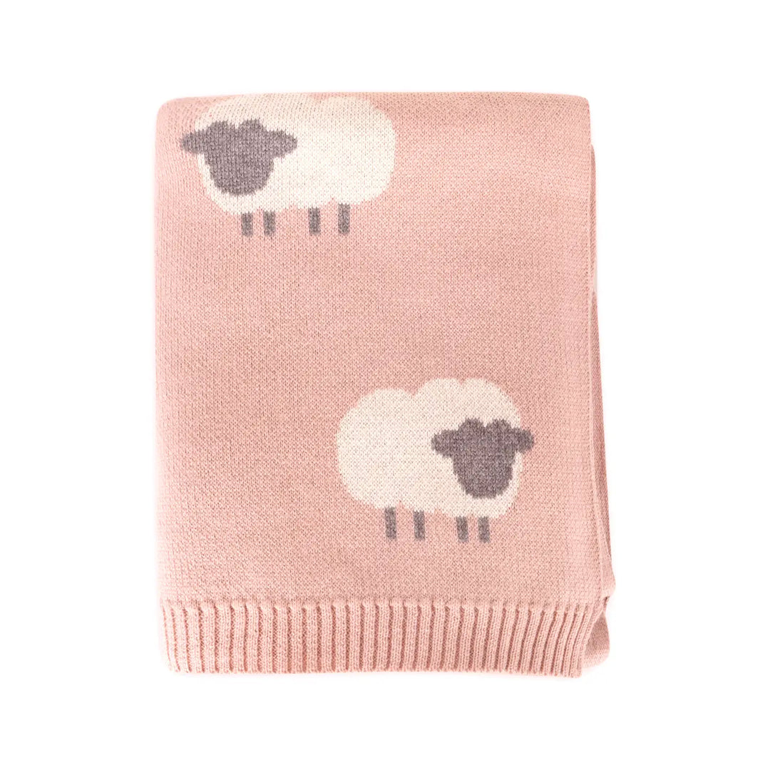 Jacquard Knit Baby Blanket