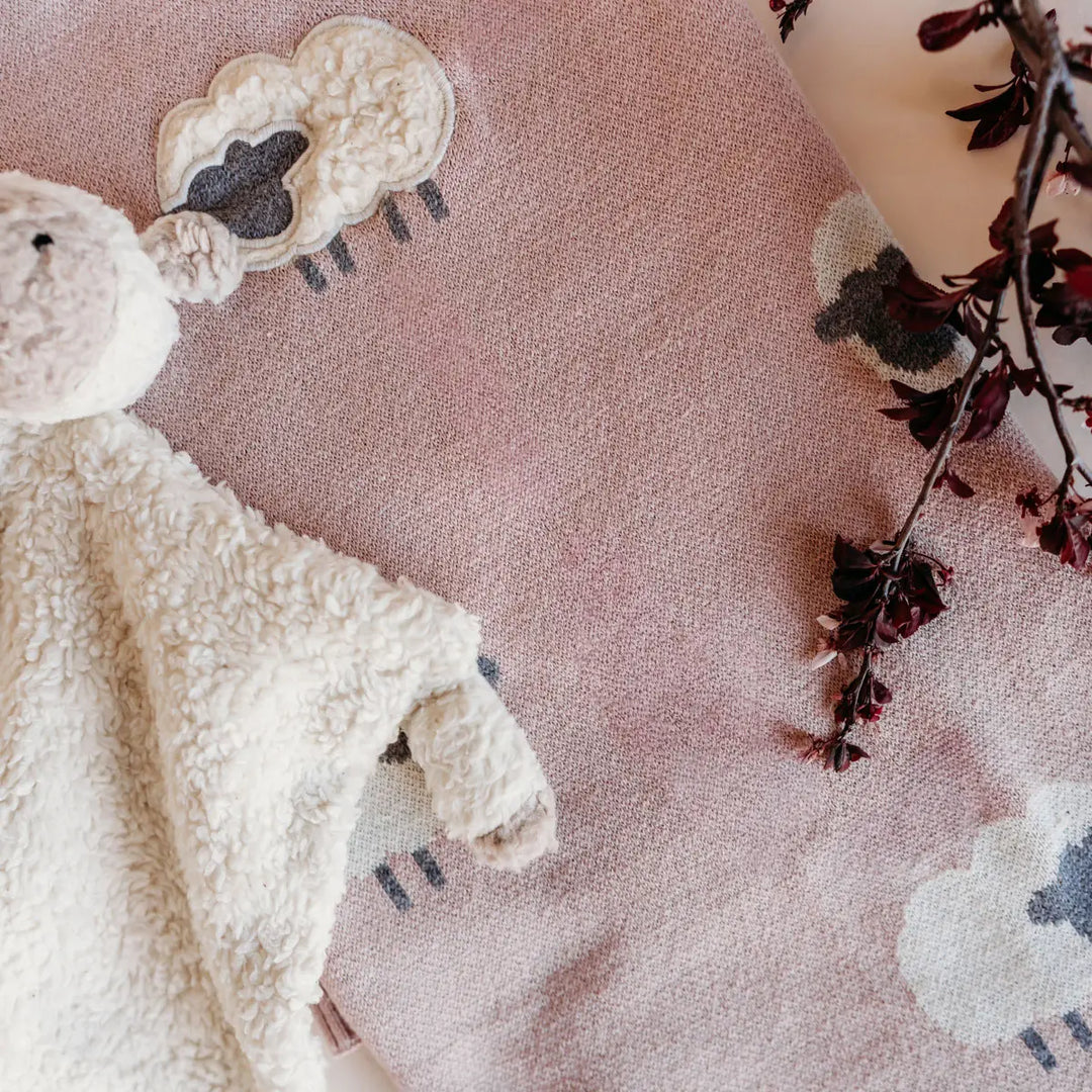 Jacquard Knit Baby Blanket