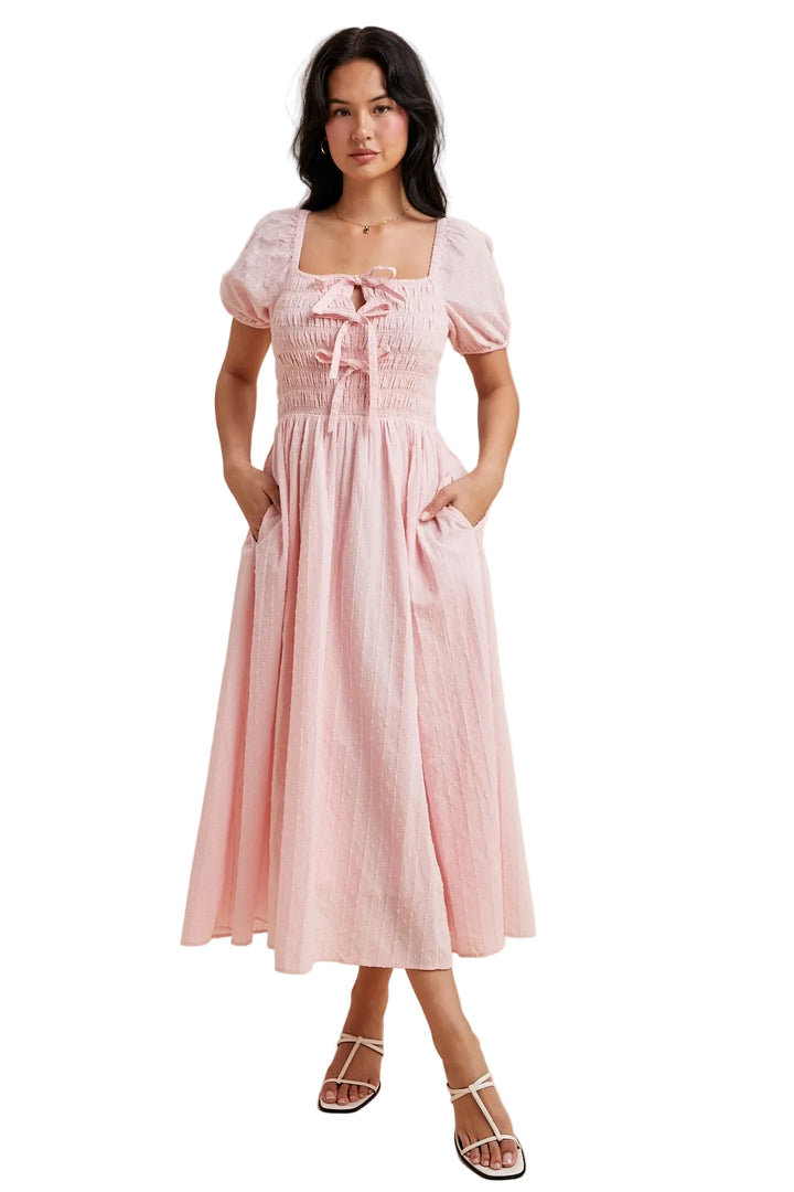 Blythe Dress - Pink Peony