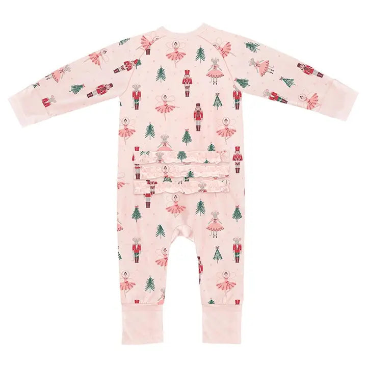 Cozy Romper Nutcracker - Pink