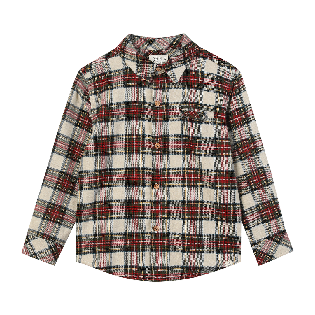 Atwood Shirt - Red/Green Plaid