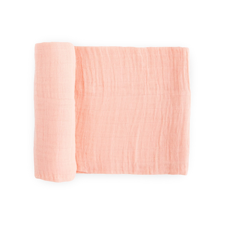 Rose Petal Cotton Muslin Swaddle