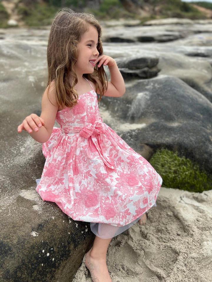 Juliet Dress - Pink Roses