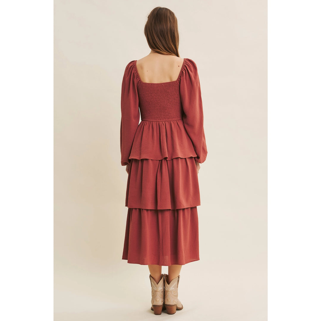 Sabrina Dress - Rust